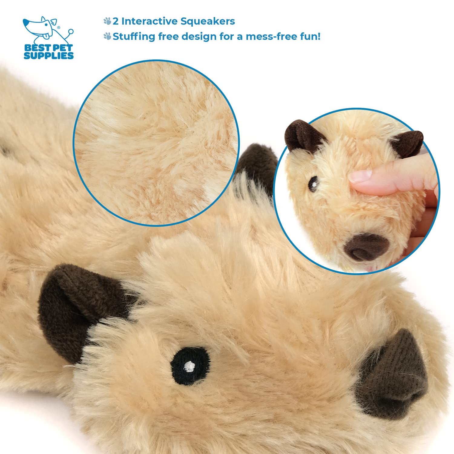 Foto 4 pulgar | Juguete Para Perros Best Pet Supplies 2 En 1, Ardilla Rellena Y Chirriante - Venta Internacional.