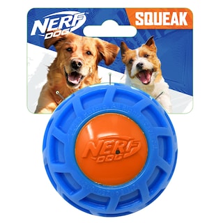 Foto 1 | Squeak Ball Nerf Dog Tpr Exo Azul/naranja 7,6 Cm - Venta Internacional.