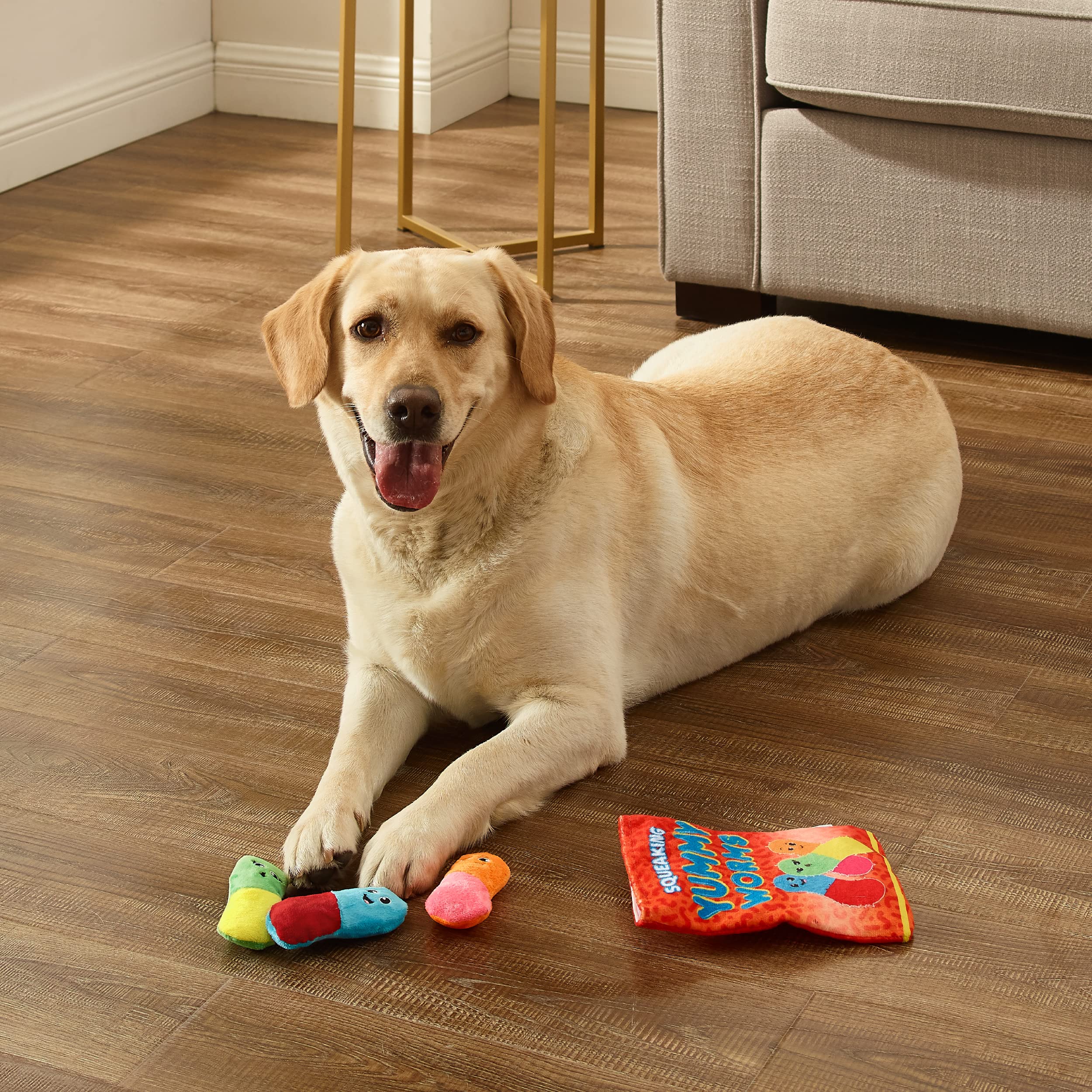 Foto 6 pulgar | Bolsa De Aperitivos Outward Hound Para Perros Yummy Worms Puzzle Squeaky - Venta Internacional.