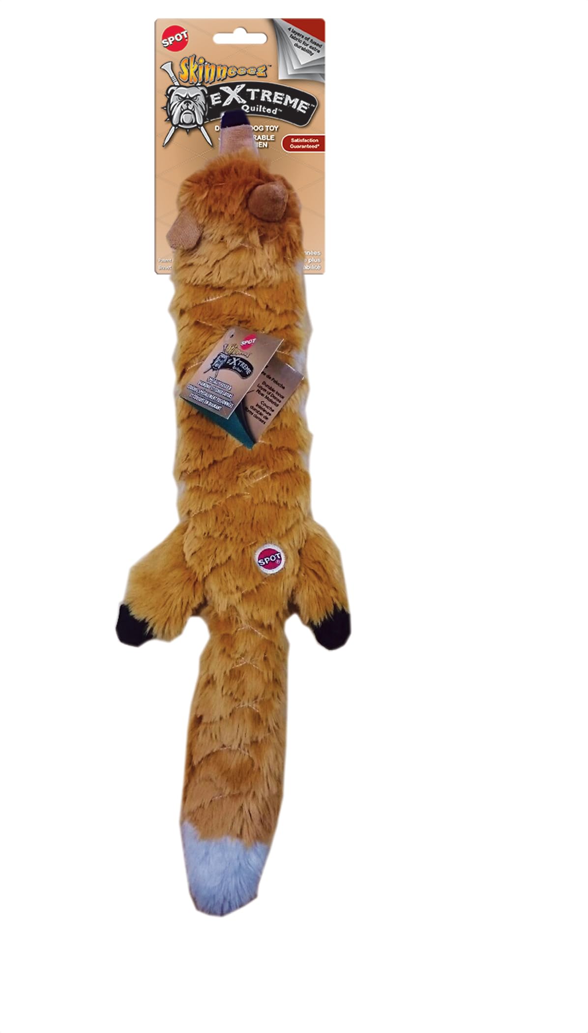 Foto 2 pulgar | Juguete Para Perros Spot Skinneeez Extreme Quilted Fox Durable 23 Pulgadas - Venta Internacional.