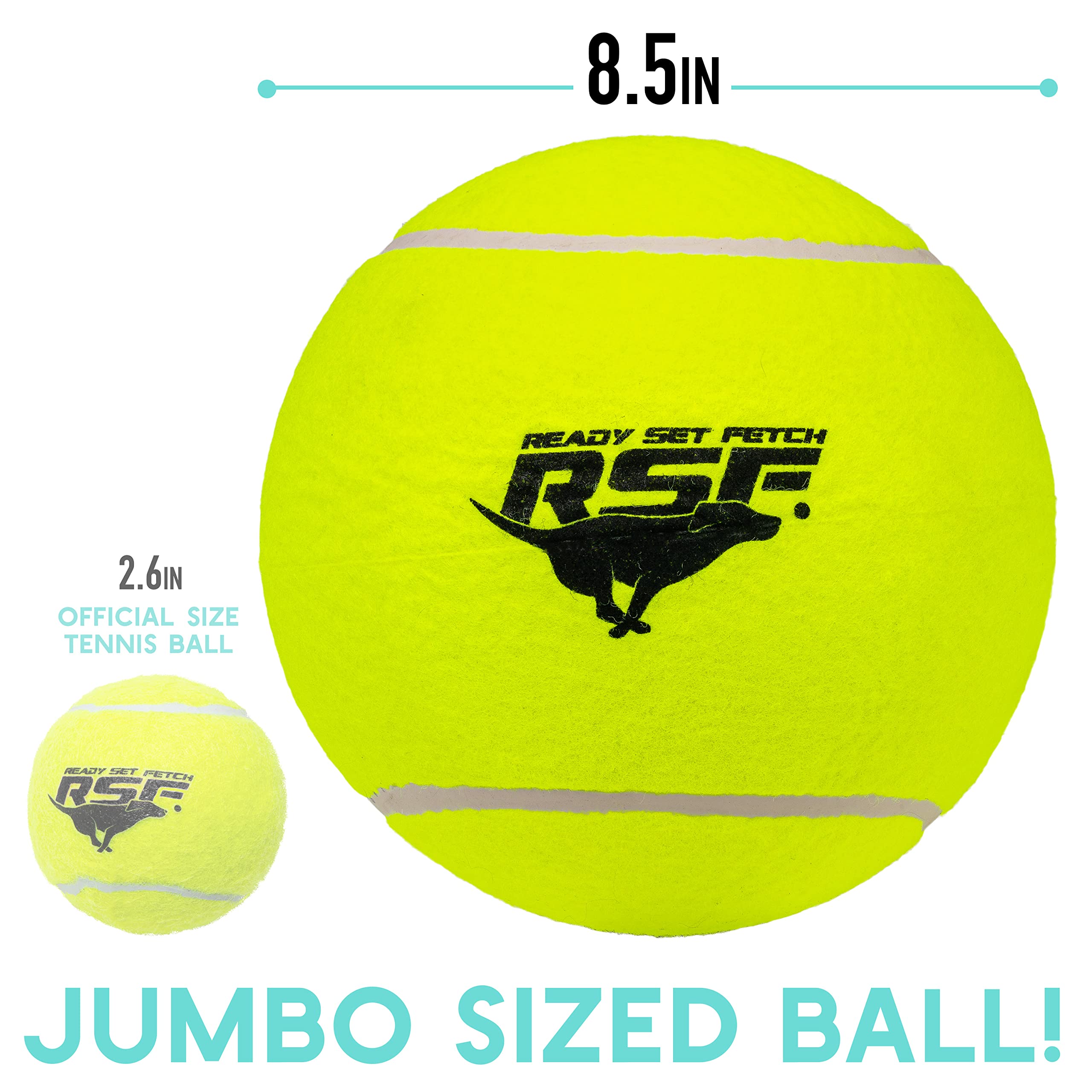 Foto 3 pulgar | Pelota De Tenis Sobredimensionada Para Perros Franklin Pet Supply 8.5 Jumbo - Venta Internacional.