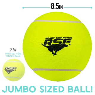 Foto 2 | Pelota De Tenis Sobredimensionada Para Perros Franklin Pet Supply 8.5 Jumbo - Venta Internacional.