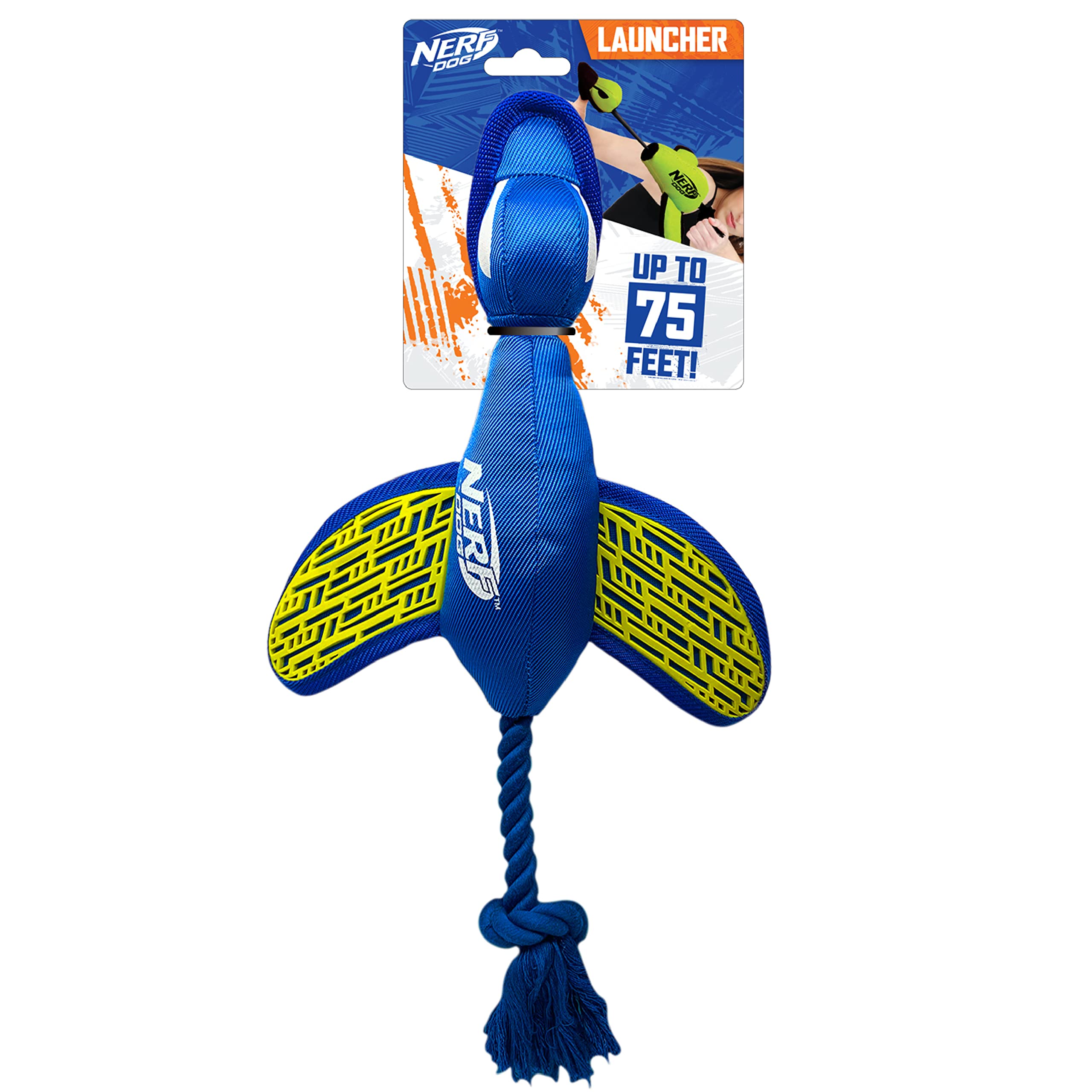 Foto 1 | Juguete Para Perros Nerf Dog, Tamaño Grande, De Nailon, Color Azul/verde - Venta Internacional.