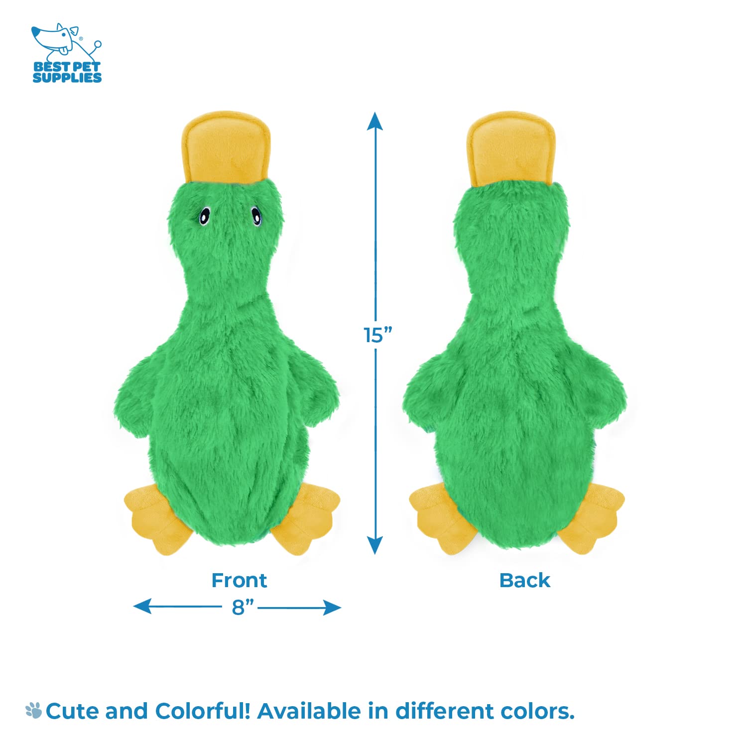 Foto 5 pulgar | Juguete Arrugado Para Perros, El Mejor Suministro Para Mascotas, Pato, Para Todas Las Razas - Venta Internacional.