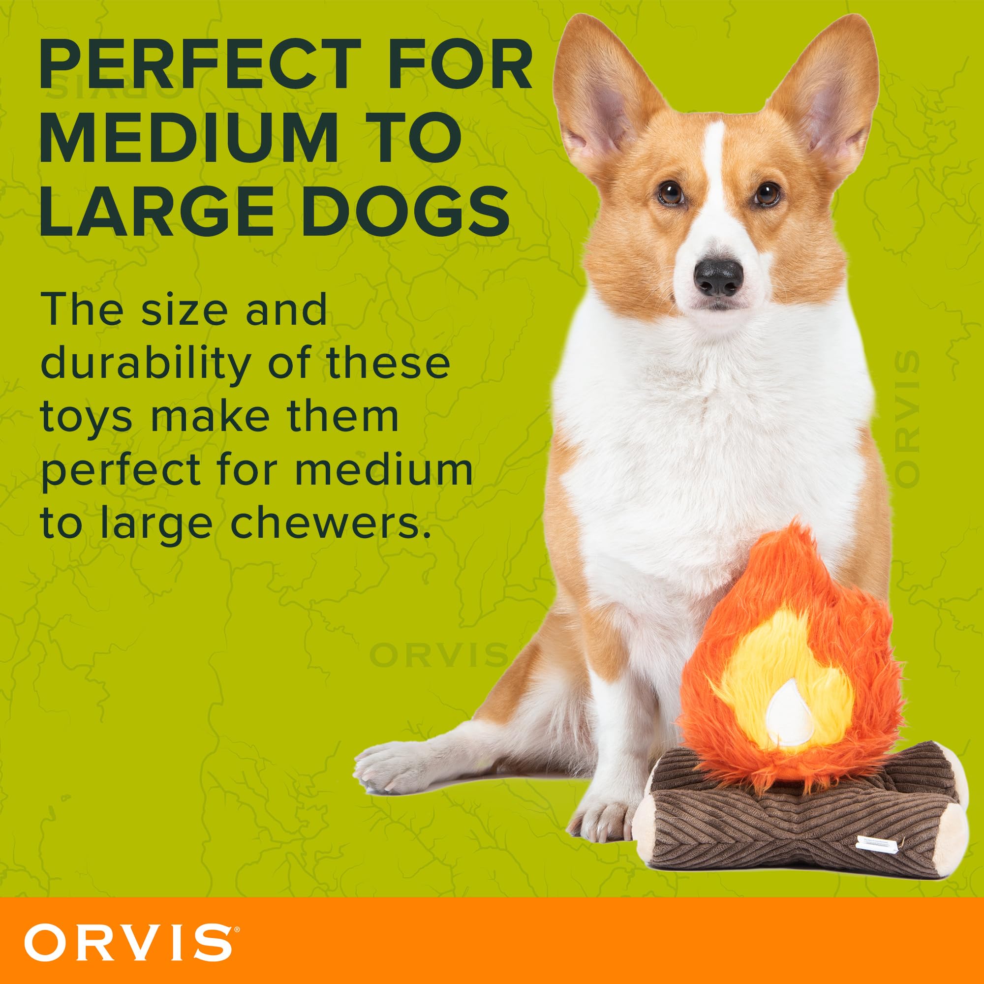 Foto 4 pulgar | Juego De Juguetes Para Perros Orvis Dog Campfire Tails 2 En 1 De Felpa, 2 Piezas - Venta Internacional.