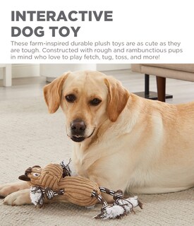 Foto 3 | Juguete Para Perros Outward Hound Charming Pet Ranch Roperz Horse Peluche - Venta Internacional.