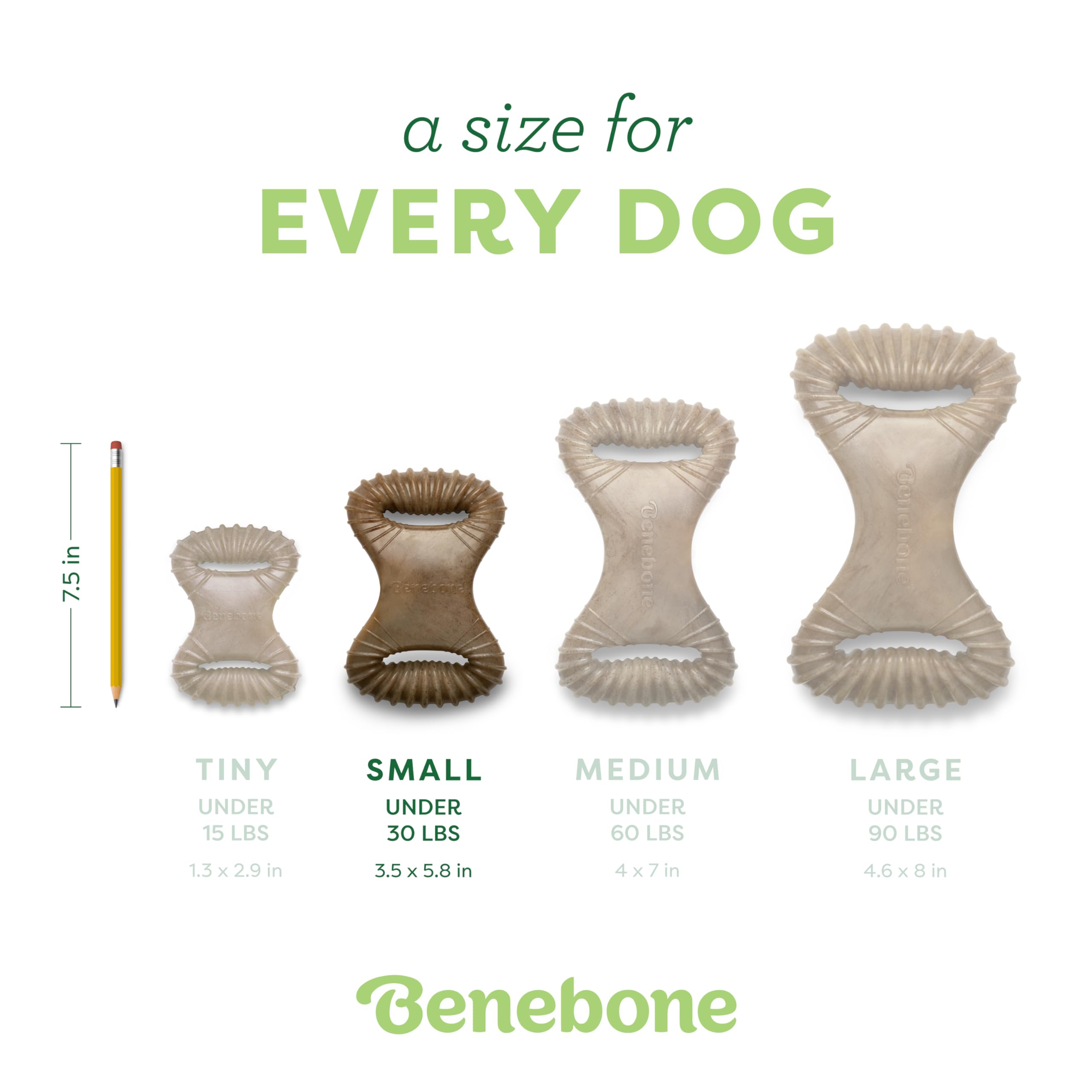 Foto 5 pulgar | Juguete Masticable Para Perros Benebone Dental Duradero Para Masticadores Agresivos - Venta Internacional.