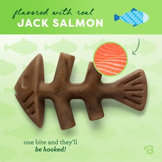 Foto 2 | Juguete Masticable Para Perros Benebone Fishbone, Duradero Para Masticadores Agresivos - Venta Internacional.