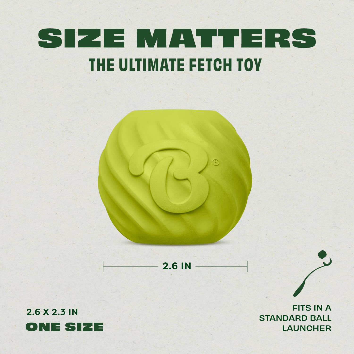 Foto 6 pulgar | Pelota Para Perros Benebone De Caucho Natural - Venta Internacional.