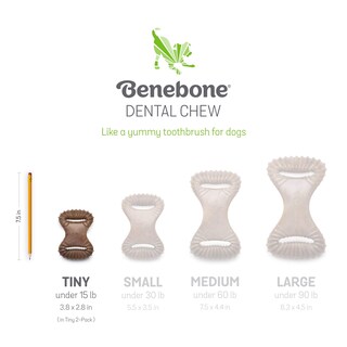 Foto 6 | Chew Toys Benebone Puppy, Paquete De 2 Unidades, Masticable Y Espoleta Dental Para Perro - Venta Internacional.