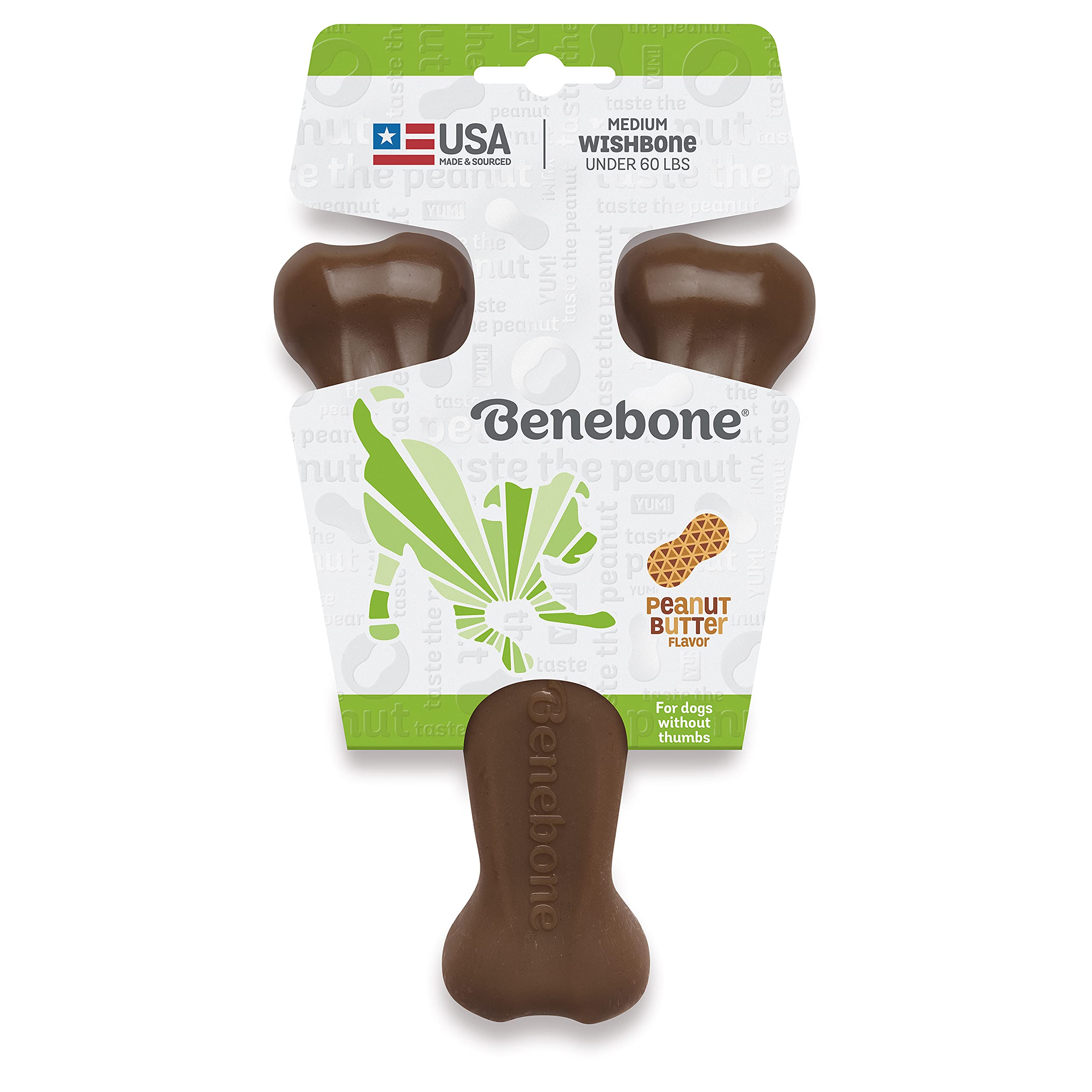 Foto 4 pulgar | Juguete Masticable Para Perros Benebone, Con Forma De Horquilla Indestructible, Para Perros Medianos - Venta Internac