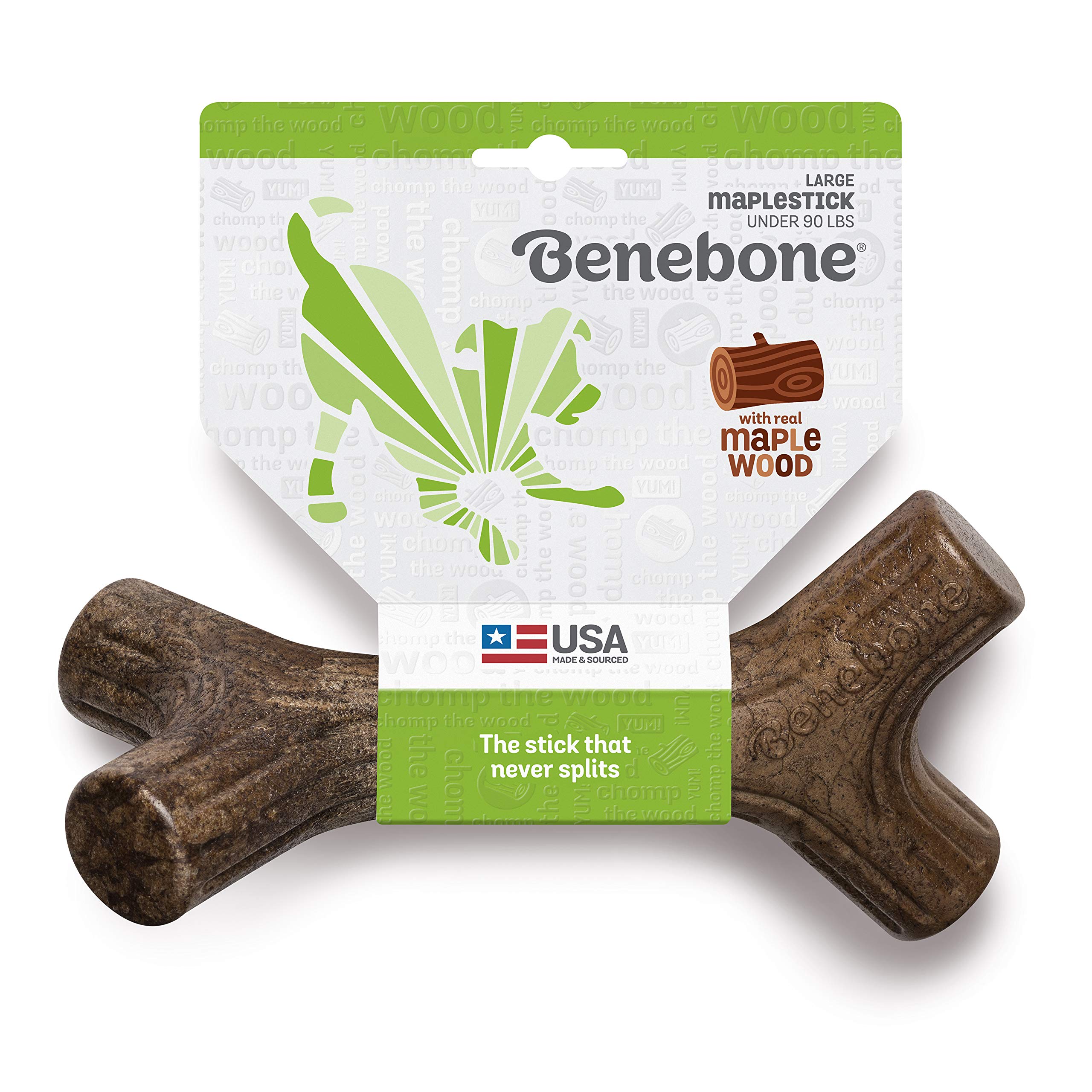Foto 4 pulgar | Juguete Masticable Para Perros Benebone Maplestick, Duradero Para Masticadores Agresivos - Venta Internacional.