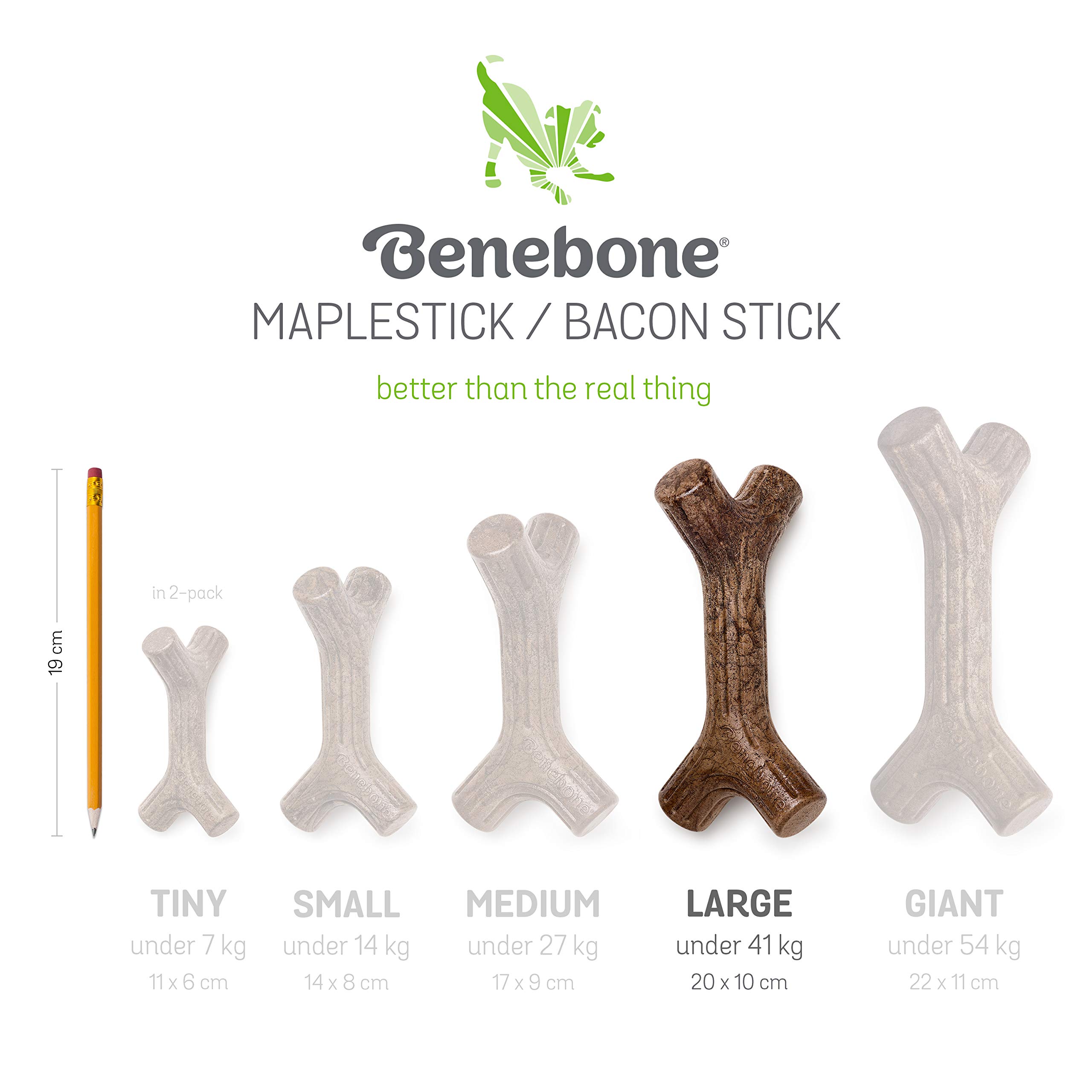 Foto 7 pulgar | Juguete Masticable Para Perros Benebone Maplestick, Duradero Para Masticadores Agresivos - Venta Internacional.