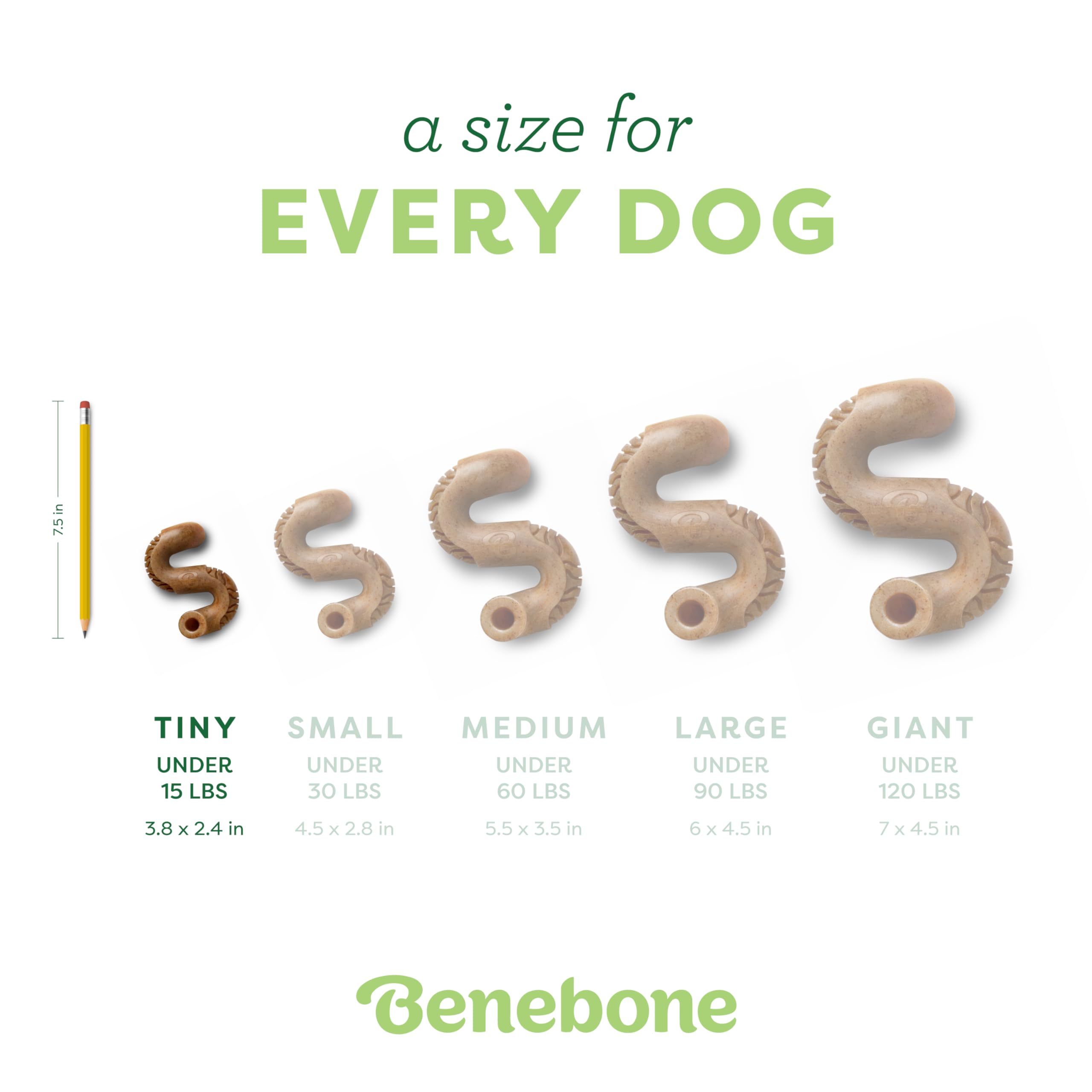 Foto 5 pulgar | Juguete Masticable Para Perros Benebone Tiny, Paquete De 2 Unidades, Tripa Bone, Masticadores Agresivos - Venta In