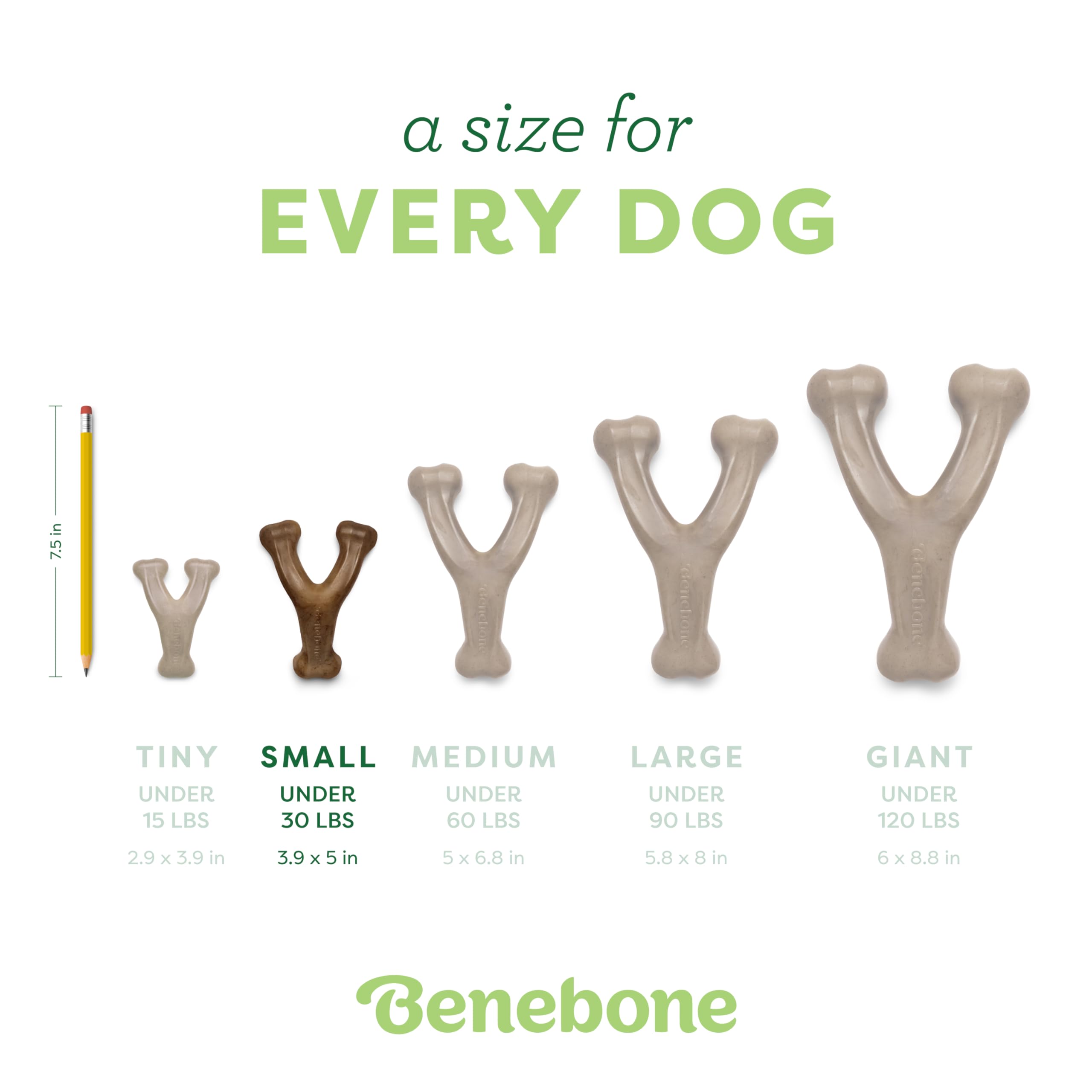 Foto 5 pulgar | Juguete Masticable Para Perros Benebone Wishbone, Duradero Para Masticadores Agresivos - Venta Internacional.