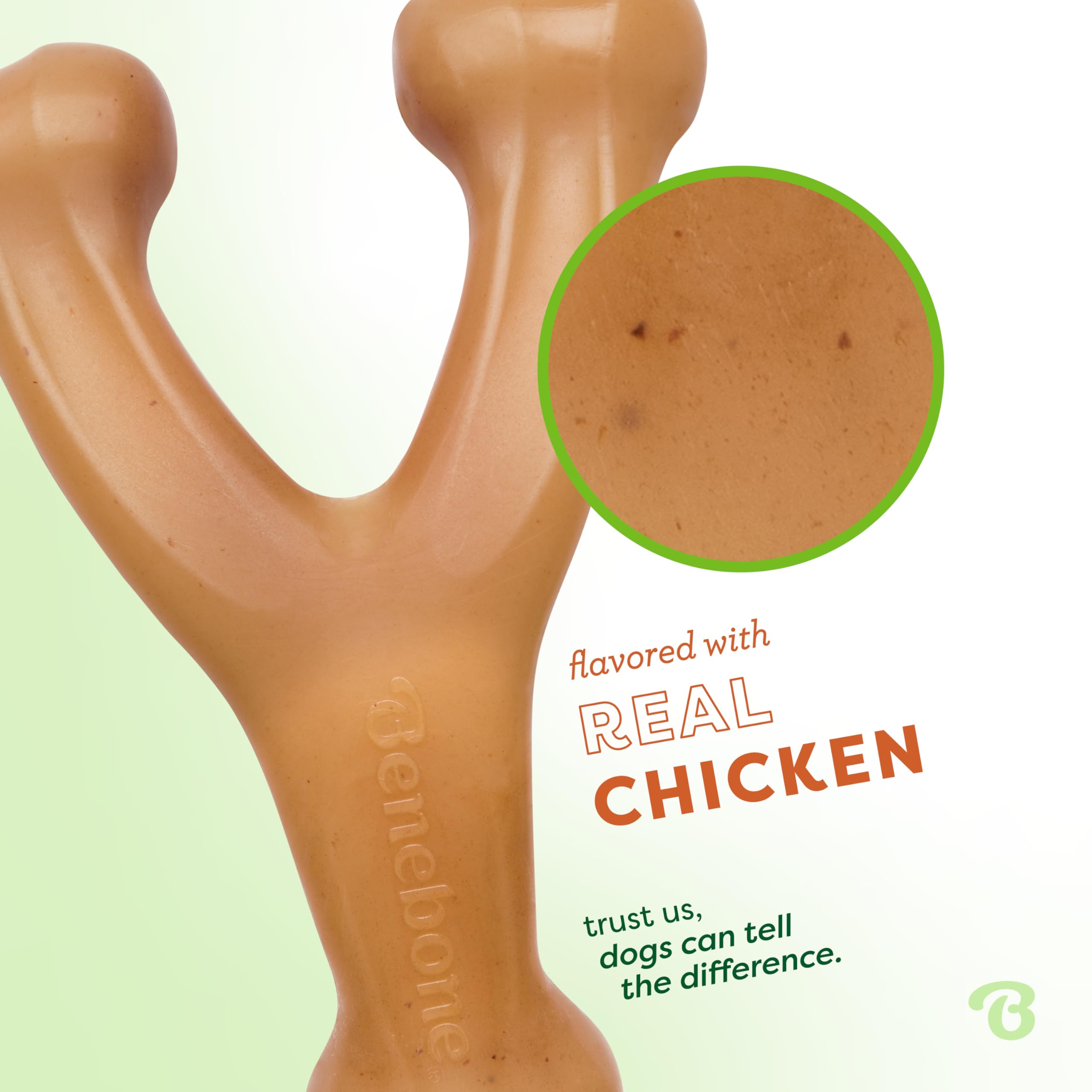 Foto 2 | Juguete Masticable Para Perros Benebone Wishbone, Duradero Para Masticadores Agresivos - Venta Internacional.