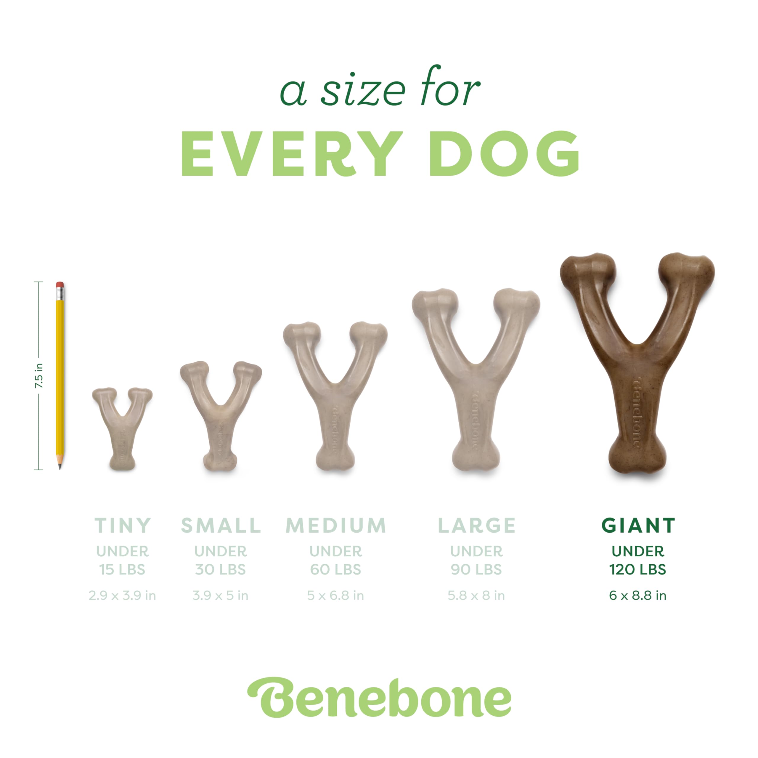 Foto 5 pulgar | Juguete Masticable Para Perros Benebone Wishbone, Duradero Para Masticadores Agresivos - Venta Internacional.