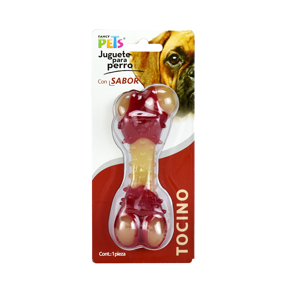 Foto 2 pulgar | Fancy Pets Juguete Dental En Forma De Hueso Con Sabor Tocino Tamaño Mediano Para Perro
