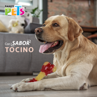 Foto 4 | Fancy Pets Juguete Dental En Forma De Hueso Con Sabor Tocino Tamaño Mediano Para Perro