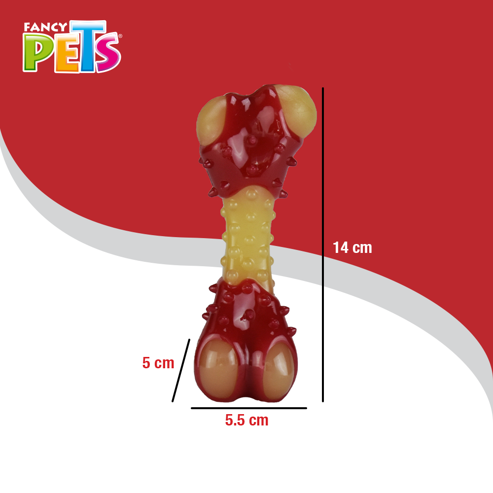 Foto 6 pulgar | Fancy Pets Juguete Dental En Forma De Hueso Con Sabor Tocino Tamaño Mediano Para Perro