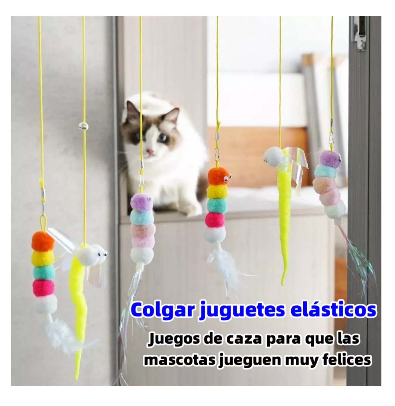 Foto 3 pulgar | Juguete para Mascotas Cuerda Elástica  Multicolor