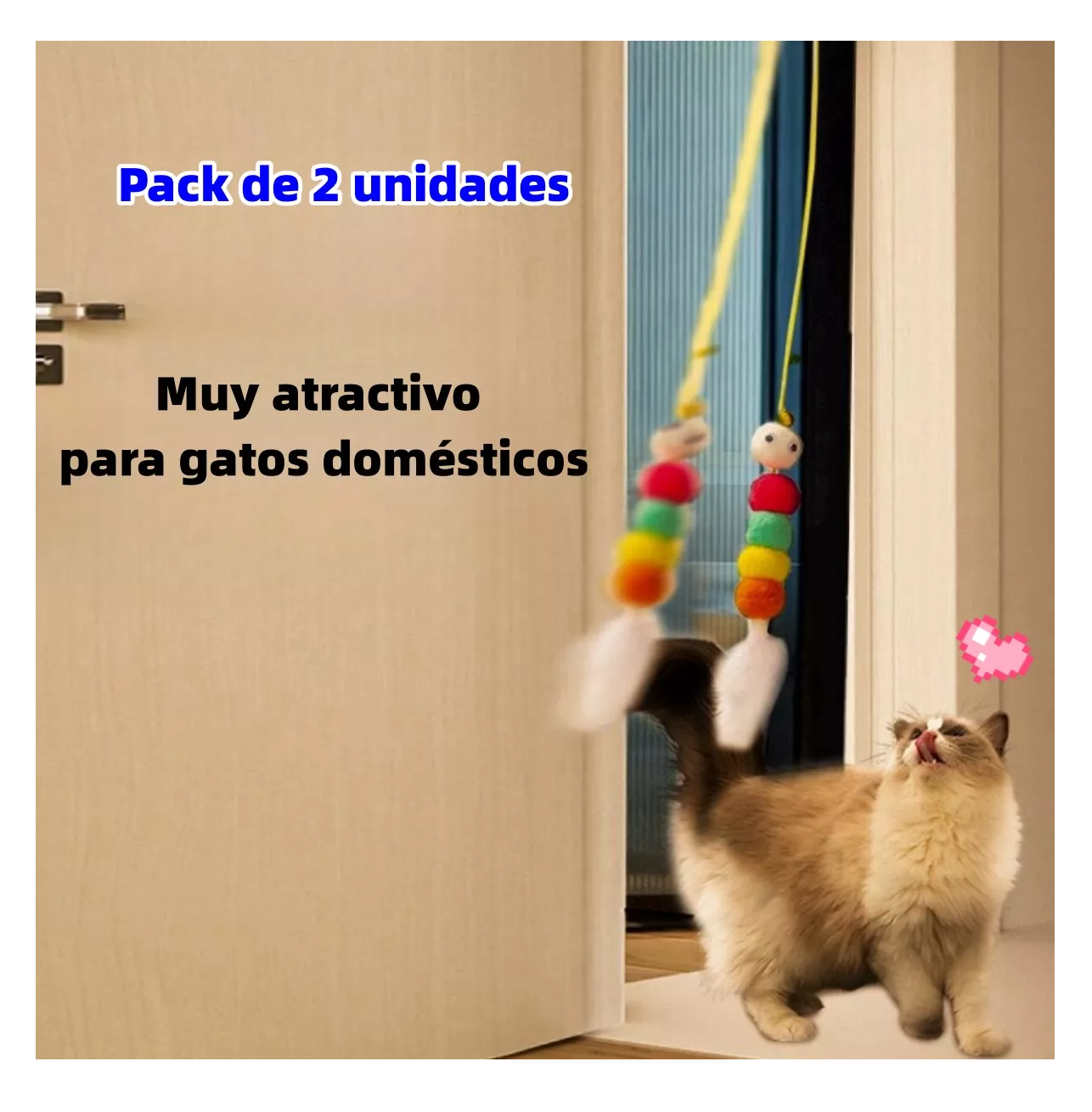 Foto 6 pulgar | Juguete para Mascotas Cuerda Elástica  Multicolor