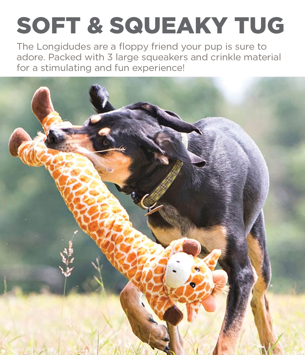 Foto 4 pulgar | Juguete Para Perros Outward Hound Longidues Jirafa De Peluche Y Chirriante - Venta Internacional.