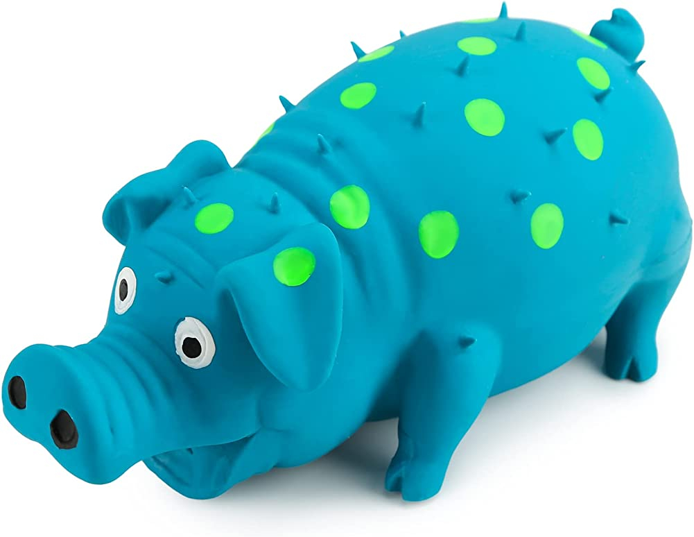 Foto 2 pulgar | Juguete Para Perros Huoguo Squeaky Pig De Látex Que Gruñe Y Alivia La Ansiedad - Venta Internacional.