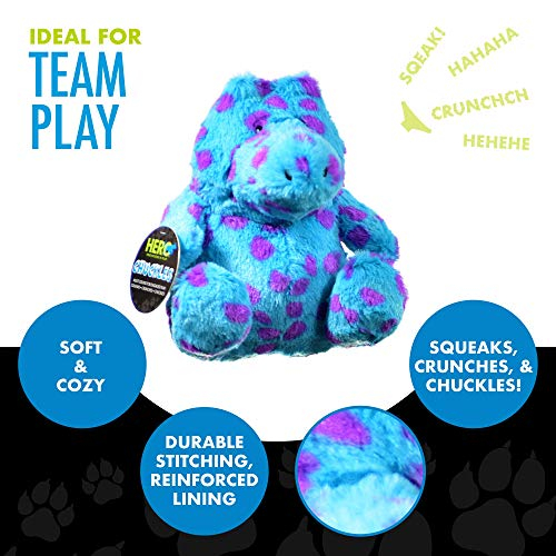 Foto 4 | Juguete De Peluche Para Perros Hero Chuckles, Cocodrilo Con Lunares, Con Chirrido - Venta Internacional.