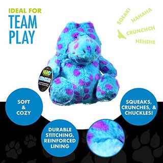 Foto 4 | Juguete De Peluche Para Perros Hero Chuckles, Cocodrilo Con Lunares, Con Chirrido - Venta Internacional.