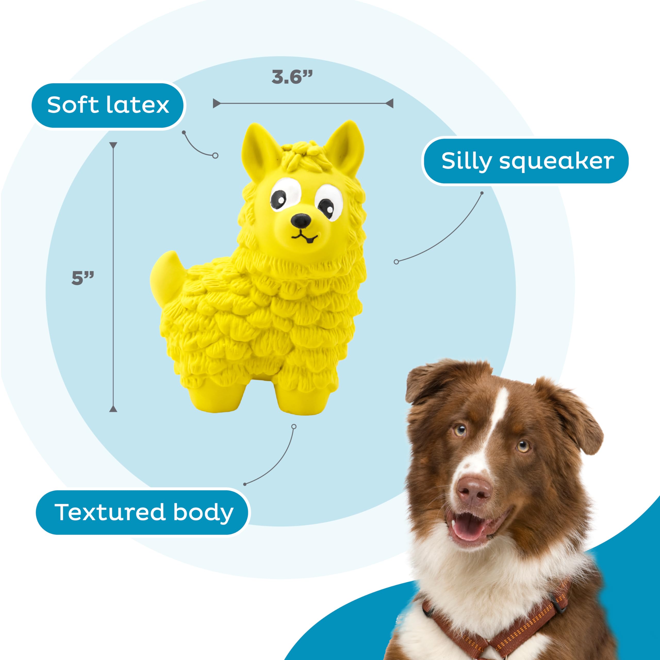 Foto 4 pulgar | Juguete De Goma De Látex Outward Hound Tootiez Llama Grunting - Venta Internacional.