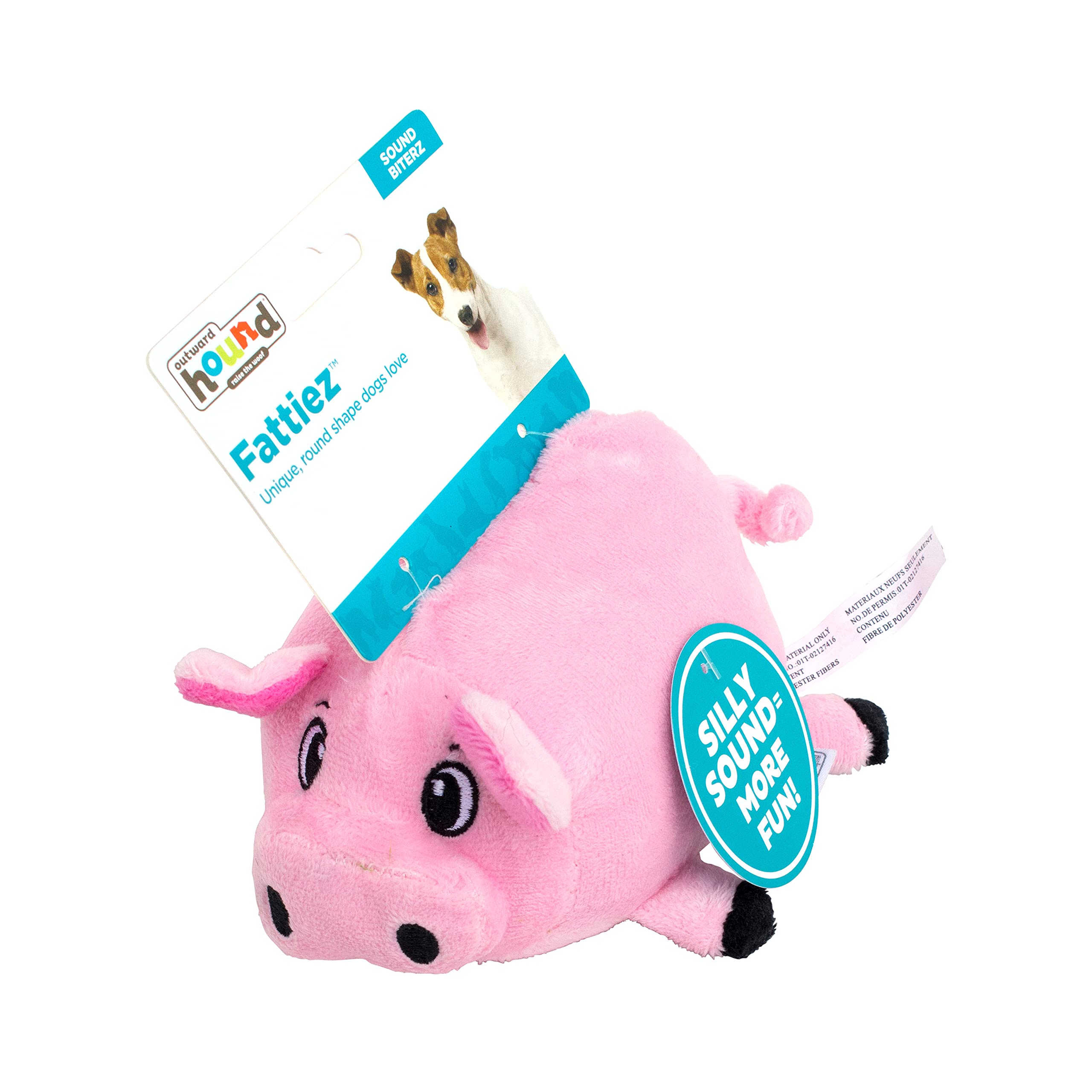 Foto 6 pulgar | Juguete De Peluche Para Perros Outward Hound Fattiez Pig, Pequeño - Venta Internacional.
