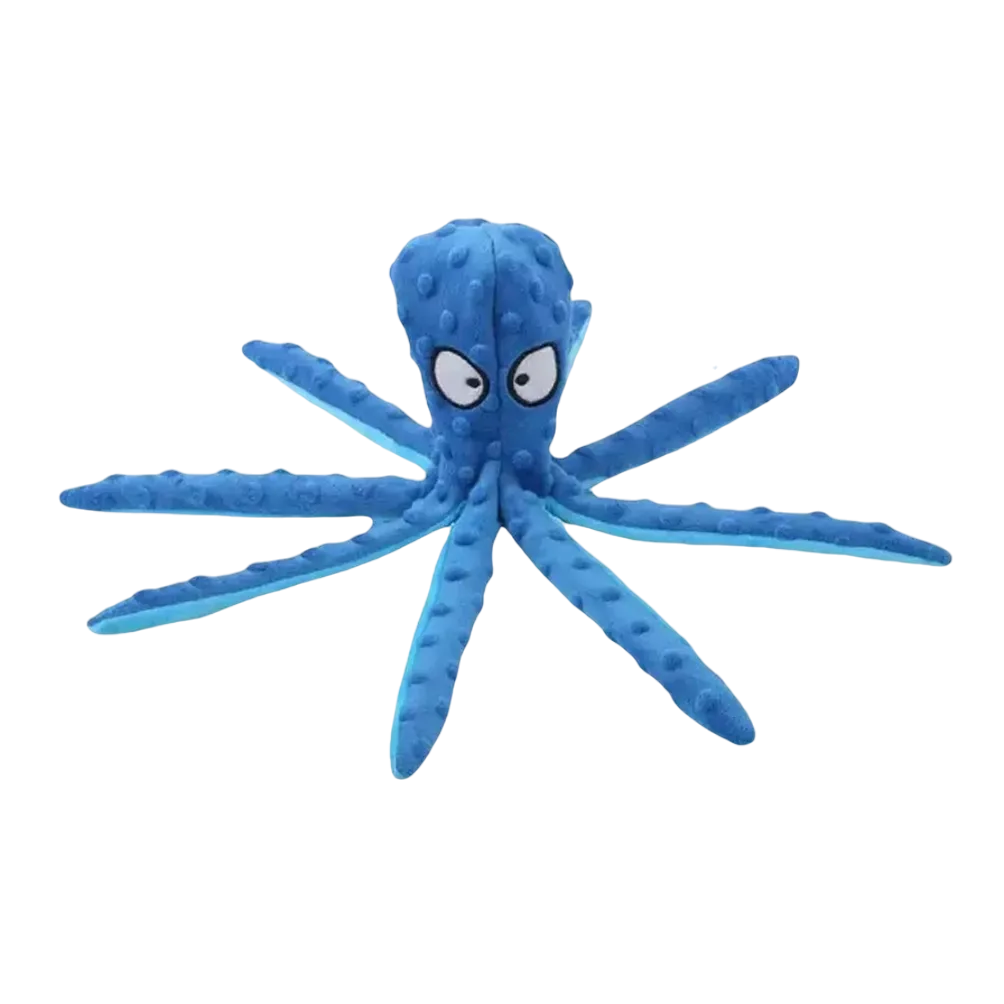 Foto 2 pulgar | Juguete para Perro Peluche Pulpo Azul