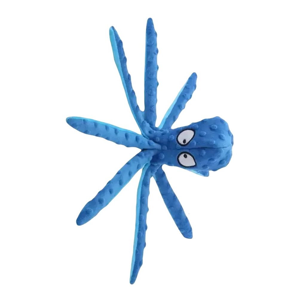 Foto 3 pulgar | Juguete para Perro Peluche Pulpo Azul