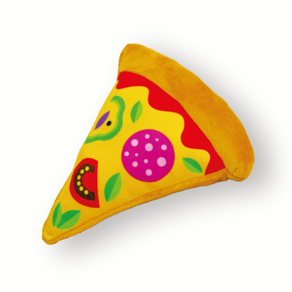 Foto 2 pulgar | Peluche Forma Pizza C/sonido Mascotas Sp-3440 Sharpaw