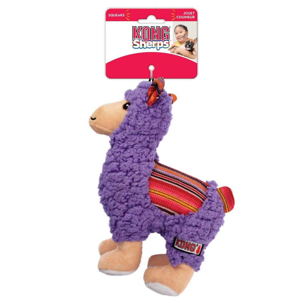 Foto 4 pulgar | Juguete De Peluche Ultrasuave Para Perros Kong Sherps Llama Talla M - Venta Internacional.