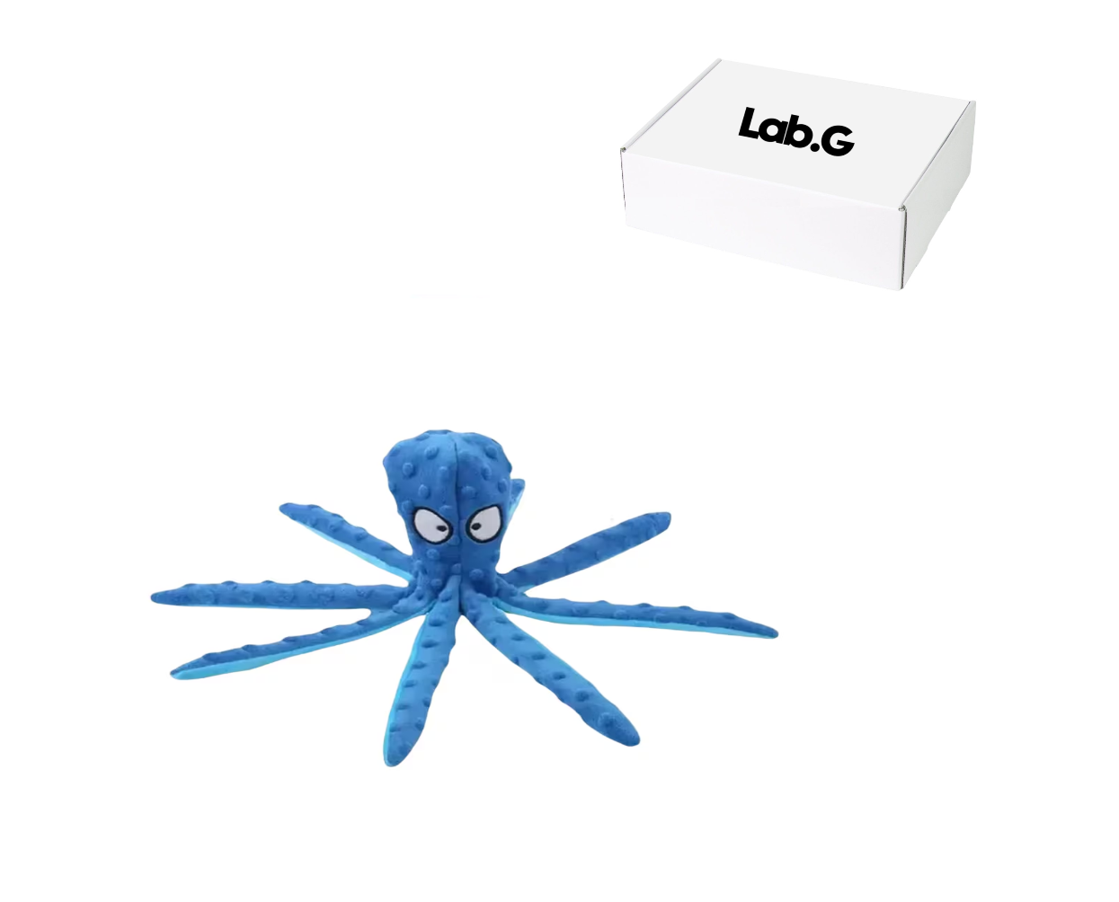 Foto 2 pulgar | Peluches Para Perros Lab.g Juguetes Para Mascota Juguete Pulpo Azul