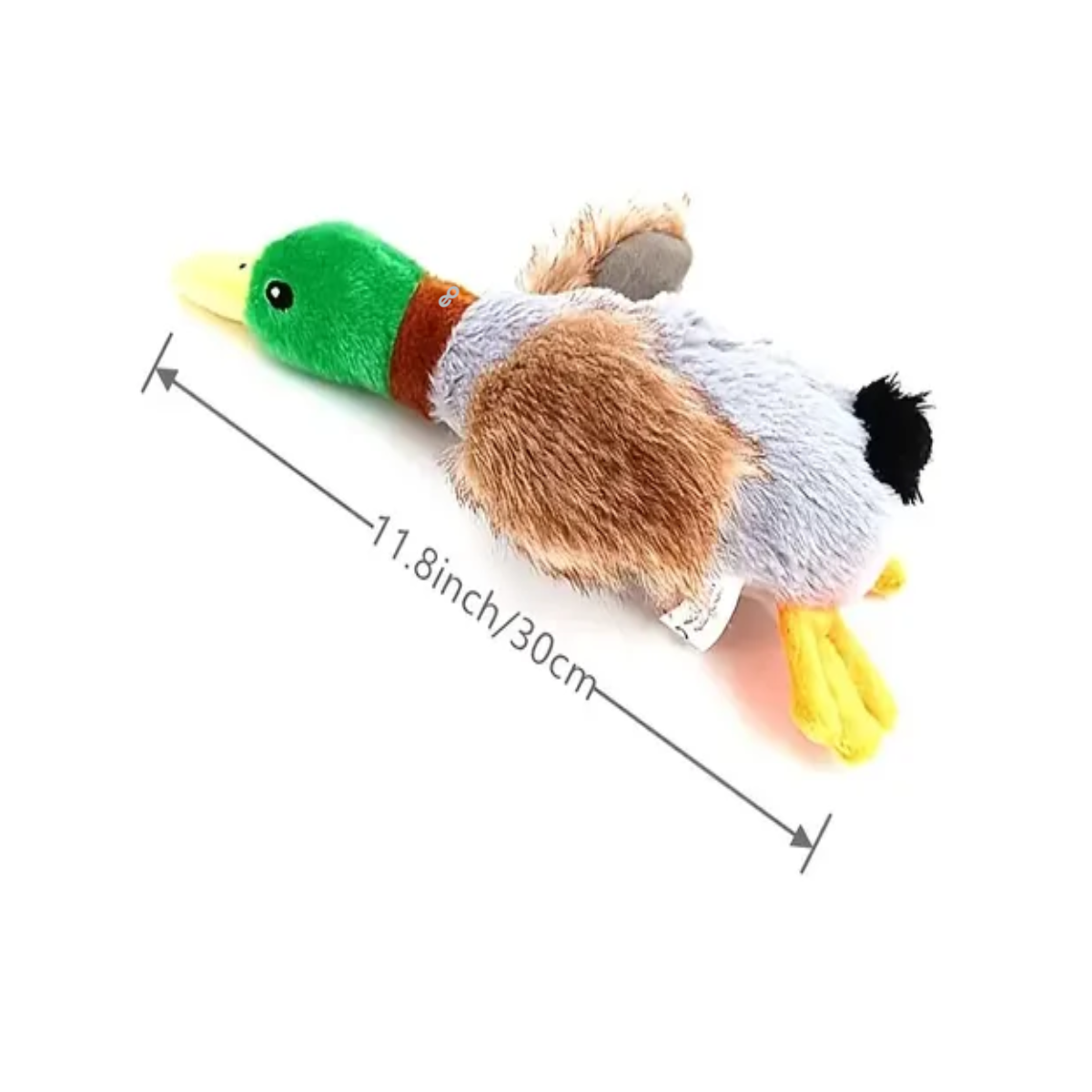 Foto 3 pulgar | Peluches Para Perros Juguetes Para Mascota Pato Eo Safe Imports Esi-19560 Multicolor
