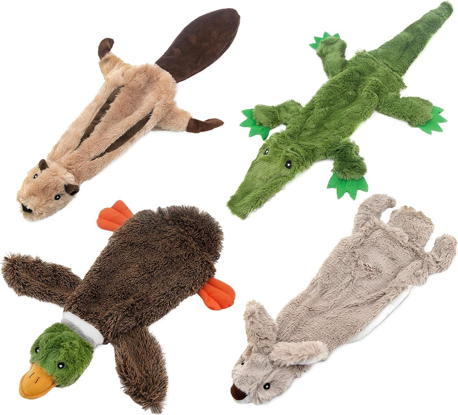 Foto 2 pulgar | Juguete Para Perros Best Pet Supplies 2 En 1 Stuffless Squeaky Para Mascotas - Venta Internacional.