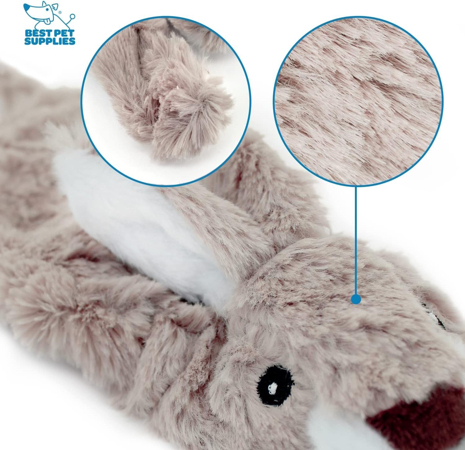 Foto 4 | Juguete Para Perros Best Pet Supplies 2 En 1 Stuffless Squeaky Para Mascotas - Venta Internacional.