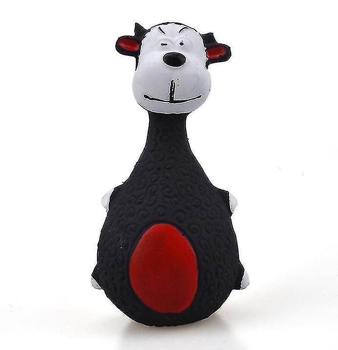 Juguete Para Perros Huoguo, Dibujos Animados, Látex, Resistente A Las Mordeduras, Sonido Molar, Negr - Venta Interna