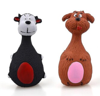 Foto 2 | Juguete Para Perros Huoguo, Dibujos Animados, Látex, Resistente A Las Mordeduras, Sonido Molar, Negr - Venta Interna