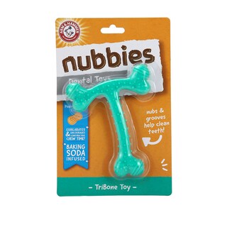 Foto 1 | Juguete para Perro Arm & Hammer Forma de T-bone Limpia Dientes Sabor Mantequilla de Maní