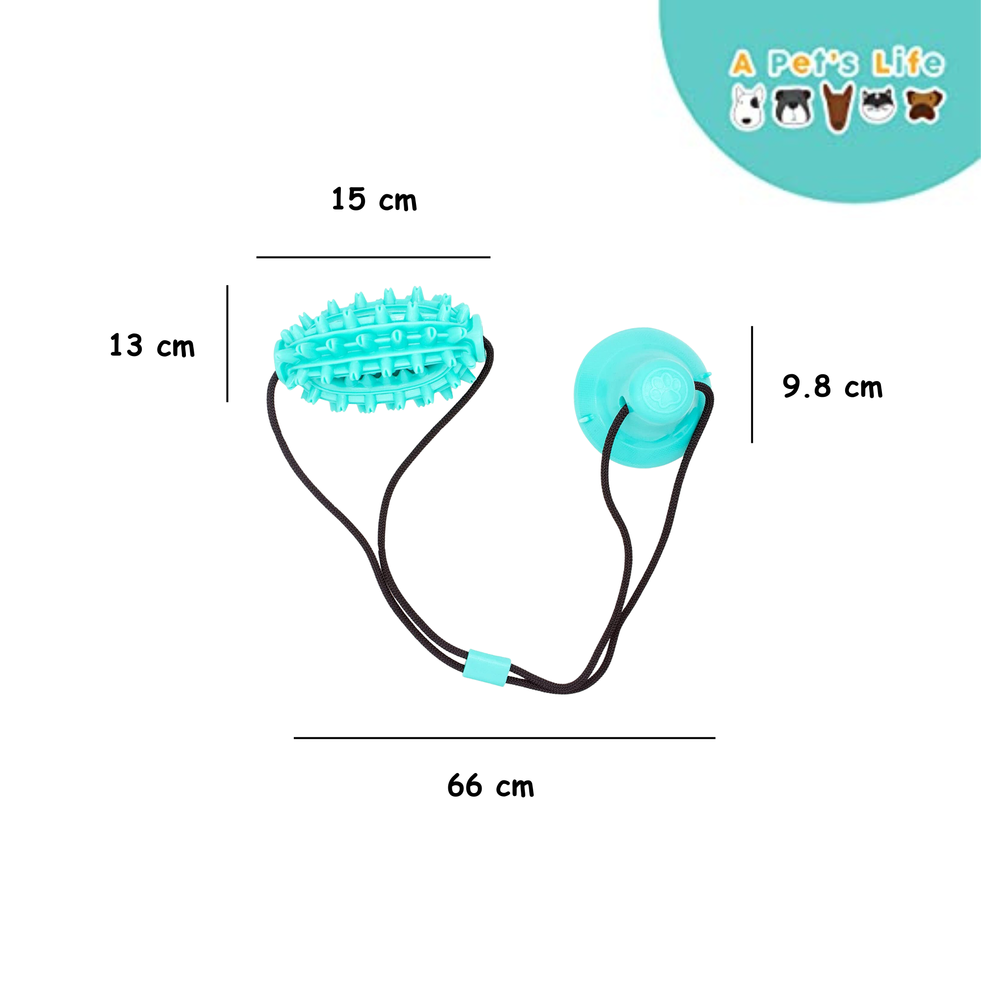 Foto 7 pulgar | A Pets Life Set De Juguetes Para Perro - 4 Juguetes Para Morder Para Perros, Juguetes Para Limpieza Dental