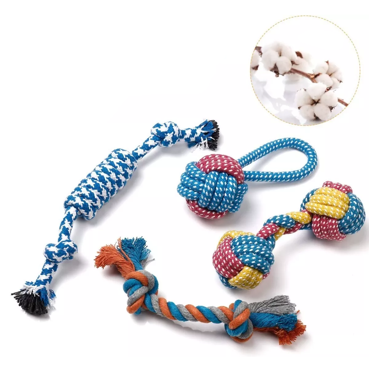 Foto 3 pulgar | Set Juguetes para Perro Eo Safe Imports Esi-8844 Multicolor de 7 Piezas