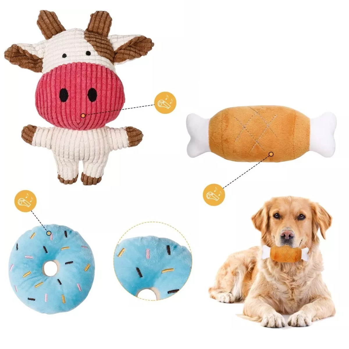 Foto 4 pulgar | Set Juguetes para Perro Eo Safe Imports Esi-8844 Multicolor de 7 Piezas