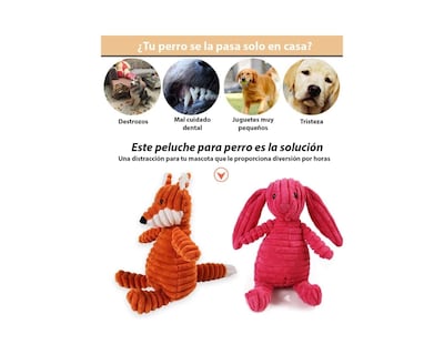 Foto 3 | Juguete de Peluche para Perros