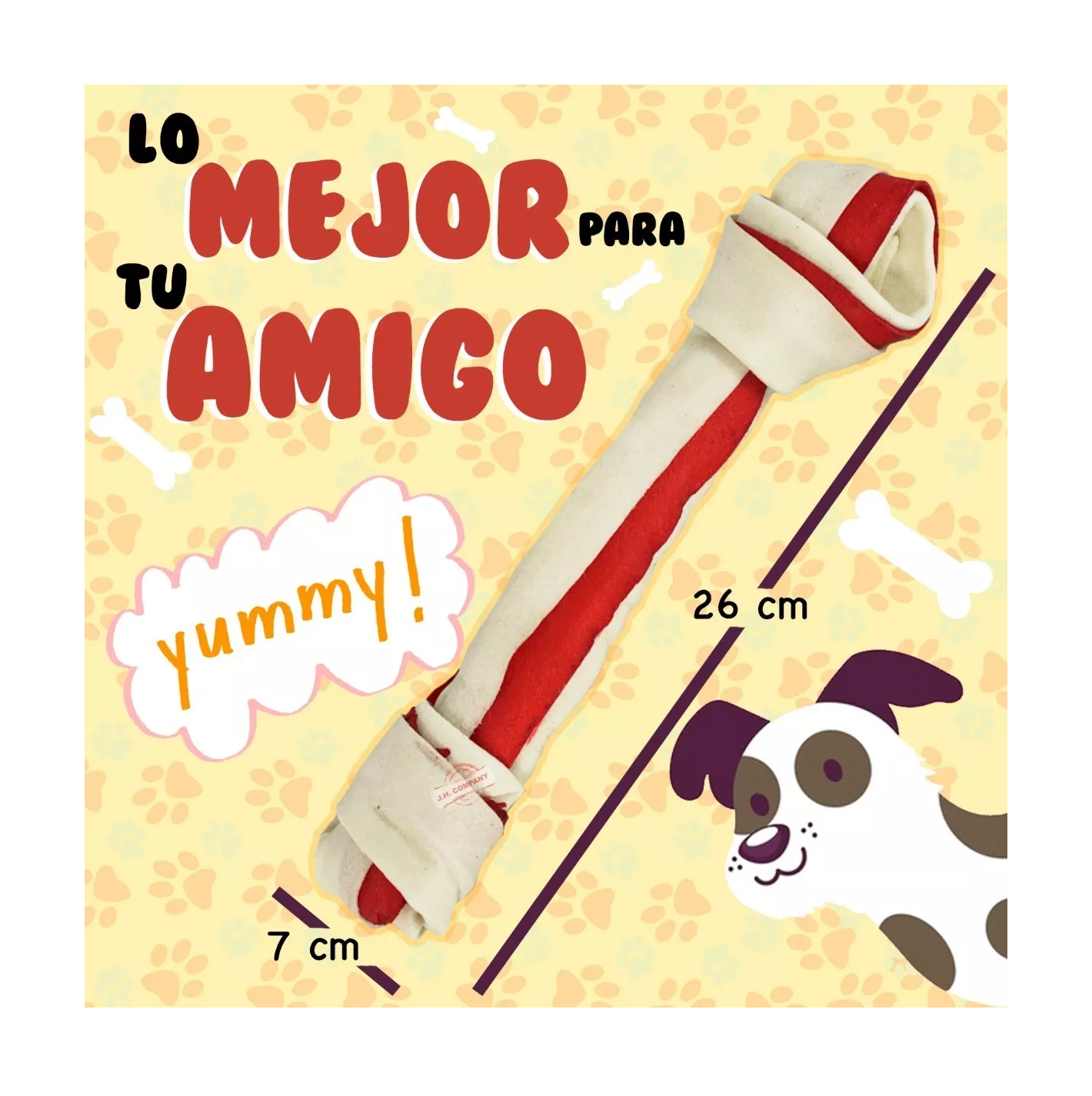 Foto 5 pulgar | Hueso de Carnaza Lab.G Sabor Res para Perros Grandes