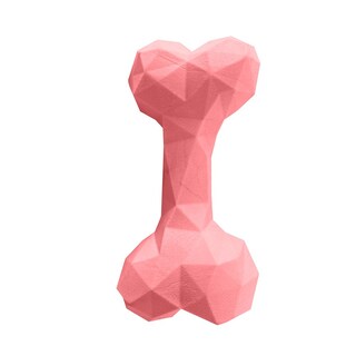 Foto 1 | Hueso de Juguete Perrísimo Rosa de Hule Resistente para Perros