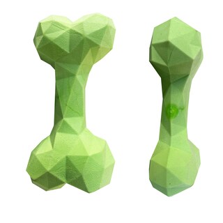 Foto 2 | Hueso de Juguete Perrísimo Verde de Hule Resistente para Perros